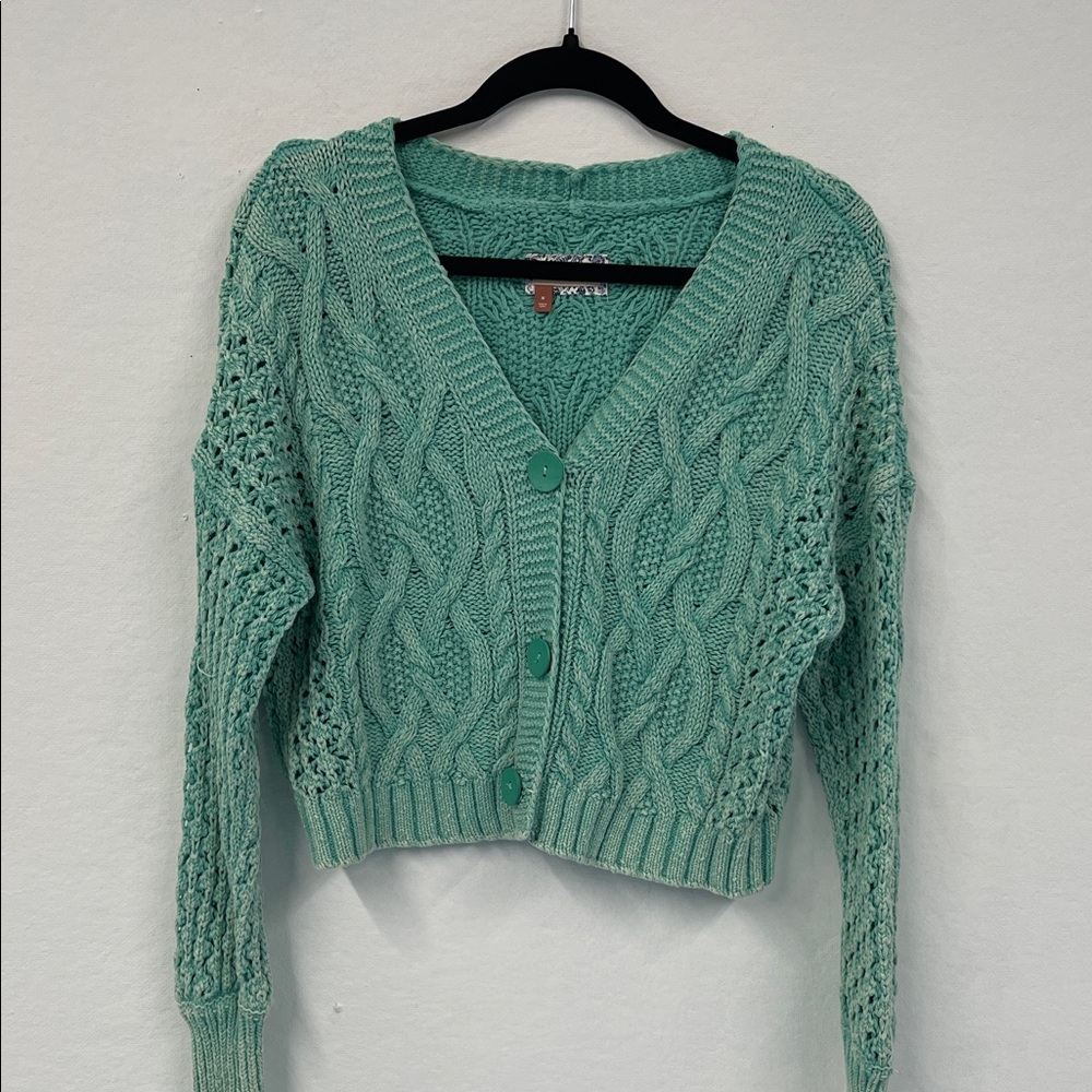 Anthropologie Pilcro Knit Cradigan